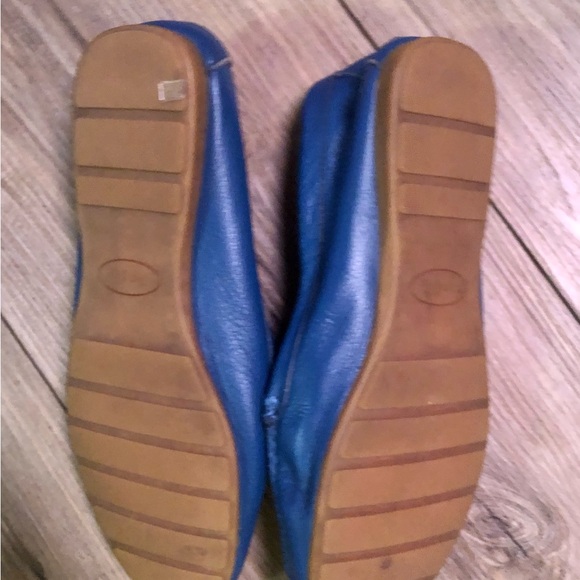 Coach Blue Leather Loafers - Picture 5 of 7